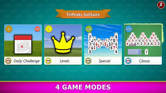 TriPeaks Solitaire Mobile Screenshot2