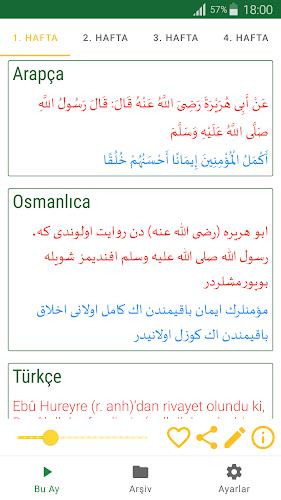 Haftanın Hadis-i Şerifi Screenshot4