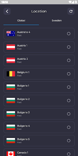 Sweden VPN - Fast and Safe VPN Screenshot1