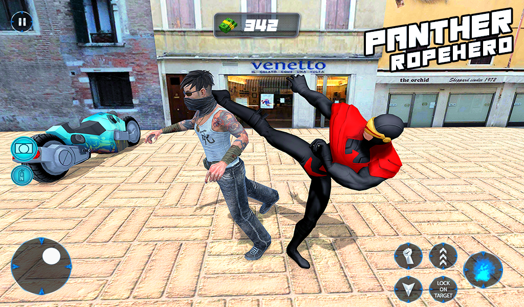 Multi Panther Rope Hero: Miami Screenshot1