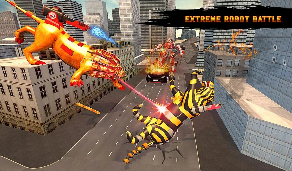 Ultimate Robot Lion Vs Tiger R Screenshot2