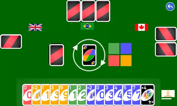 Color number card game: uno Screenshot2