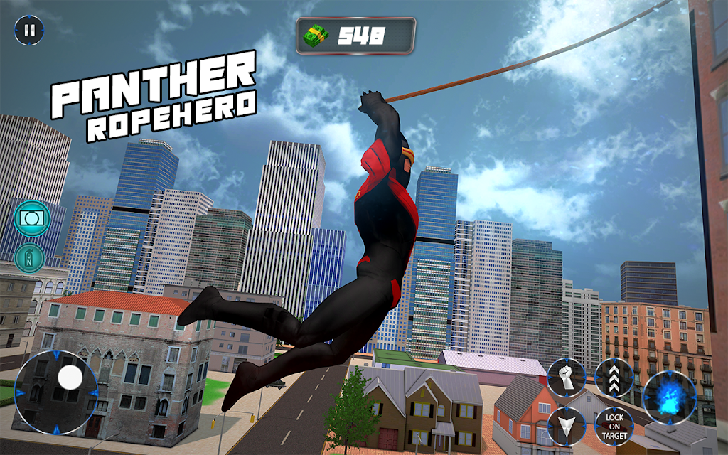 Multi Panther Rope Hero: Miami Screenshot2