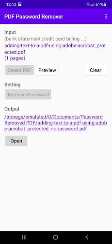 Bank Statement PDF Password Re Screenshot3