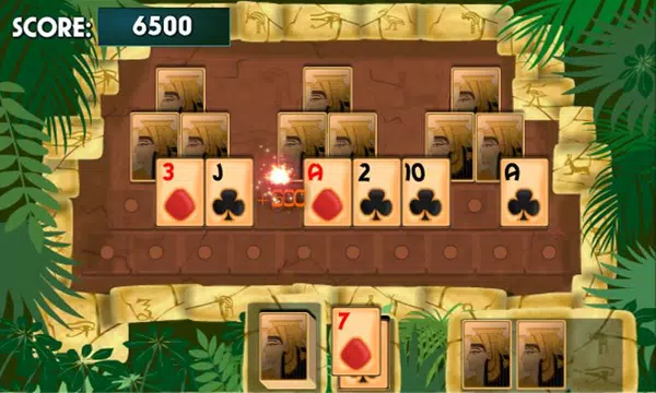 PYRAMID SOLITAIRE card game Screenshot1