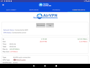 AirVPN Eddie Client GUI Screenshot24