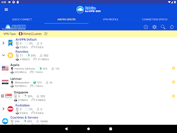 AirVPN Eddie Client GUI Screenshot14