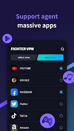 Fighter VPN: 1000G traffic Screenshot5