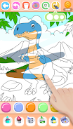 Dinosaur Coloring Book Glitter Screenshot2