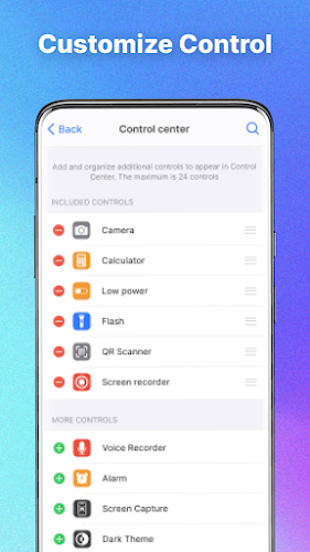 Control Center: IOS 17 Screenshot2