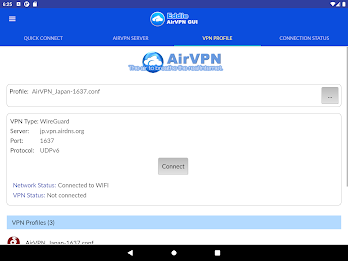 AirVPN Eddie Client GUI Screenshot23