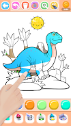 Dinosaur Coloring Book Glitter Screenshot8