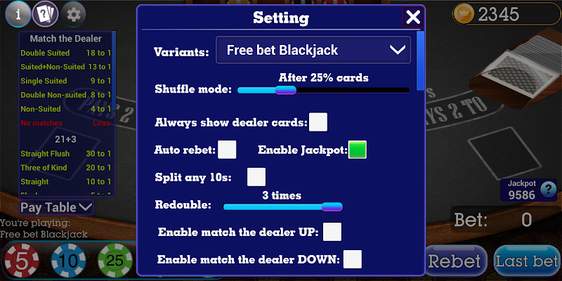 Spanish Blackjack 21 Screenshot1