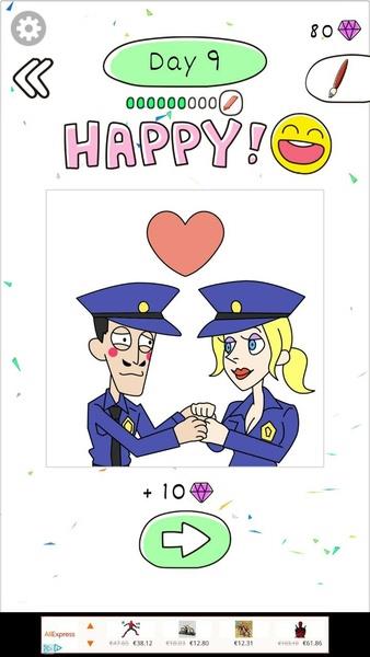 Draw Happy Police Screenshot10