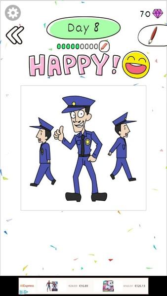 Draw Happy Police Screenshot7