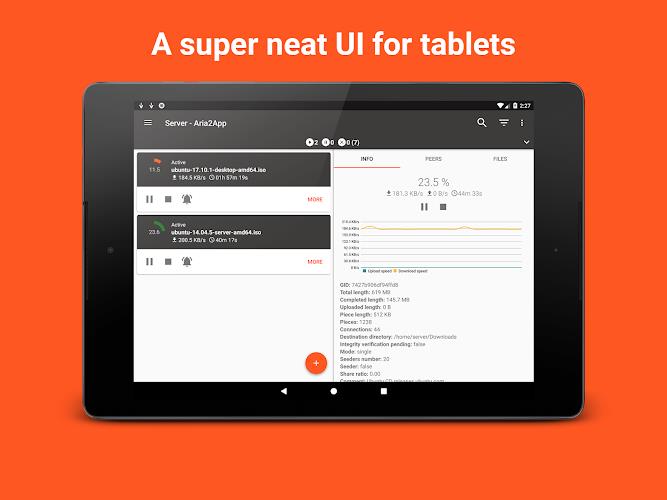 Aria2App (open source) Screenshot7