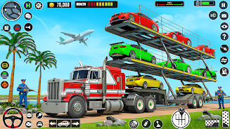 Crazy Car Transport Truck Game Screenshot1