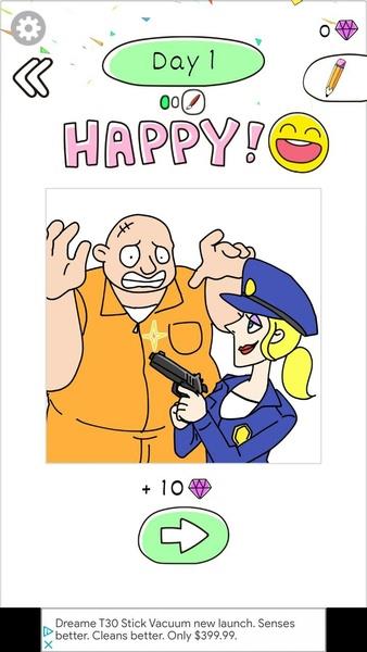 Draw Happy Police Screenshot2