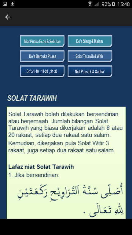 Puasa Ramadhan Screenshot2