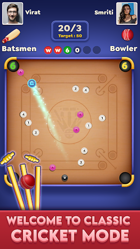 Carrom Cricket: Disc Pool Game Screenshot3