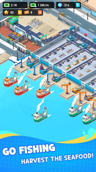 Seafood Inc - Tycoon, Idle Mod Screenshot2