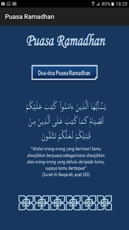 Puasa Ramadhan Screenshot1