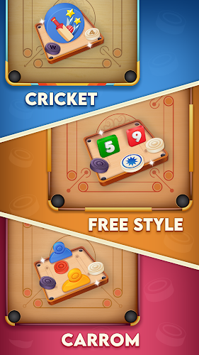 Carrom Cricket: Disc Pool Game Screenshot2