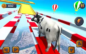 Trò Epic Cow Ramp Rush Run Screenshot1