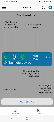 Tasmotrol - Tasmota Dashboard Screenshot3