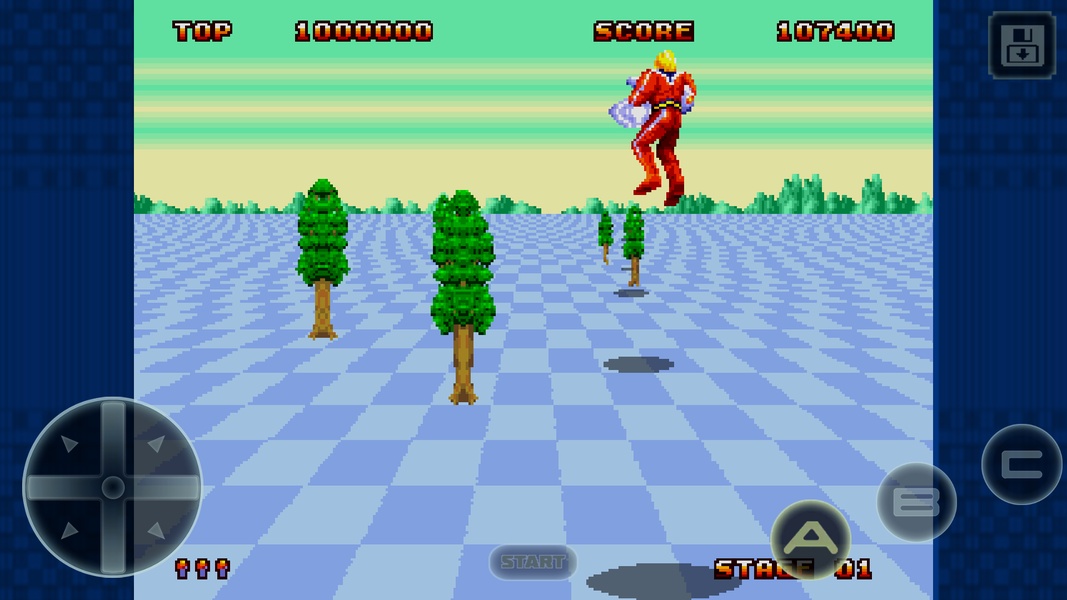 Space Harrier II Screenshot1