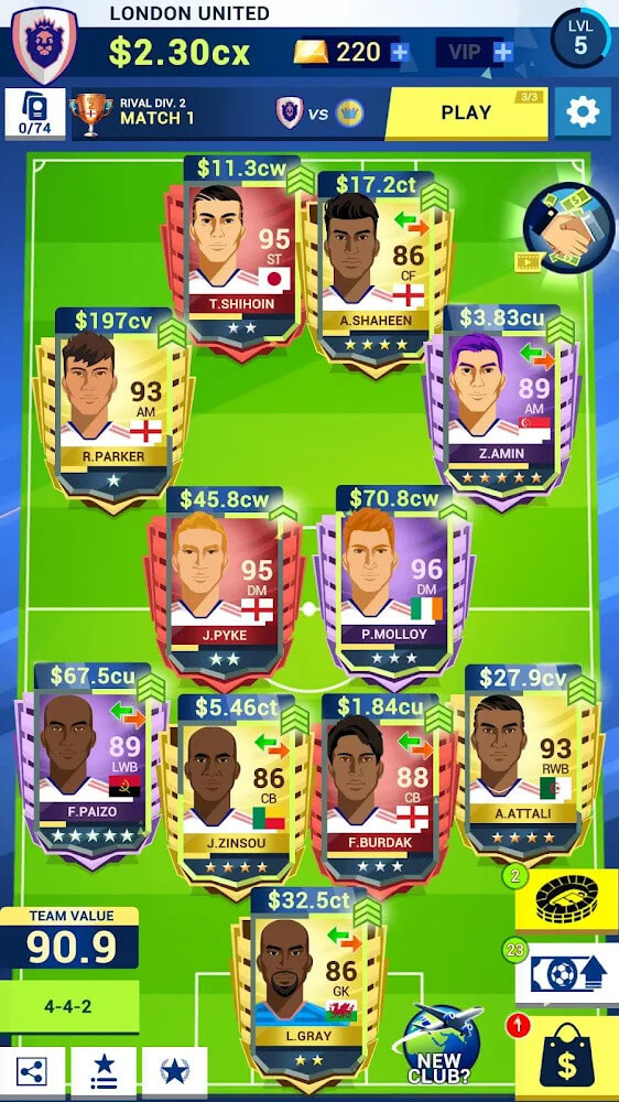 Idle Eleven - Soccer tycoon Mod Screenshot7