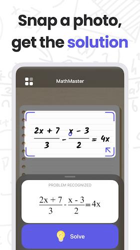 MathMaster: Math Solver & Help Screenshot1