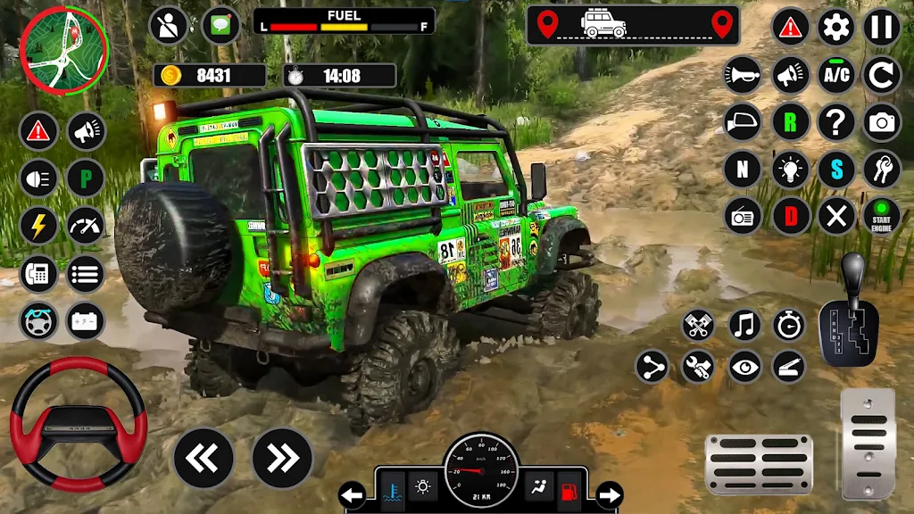 SUV OffRoad Jeep Driving Games Screenshot4