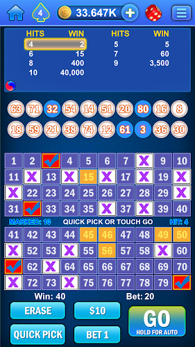 Keno Multi Card Screenshot1