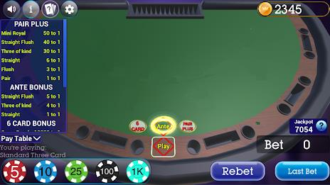 Three Card Poker Texas Holdem Screenshot15