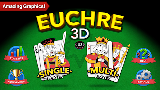 Euchre 3D Card Game Online Screenshot2