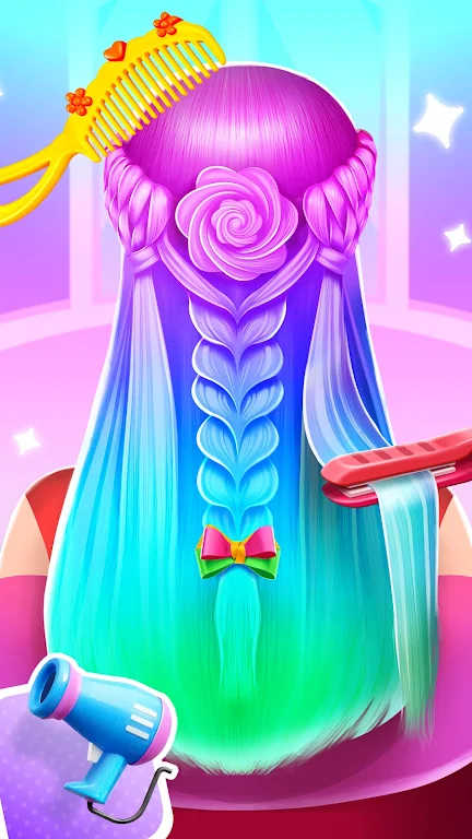 Braided Hair Salon MakeUp Game Screenshot5