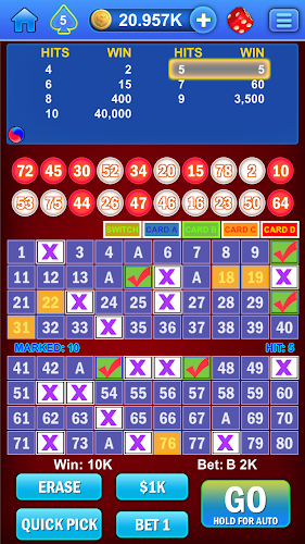 Keno Multi Card Screenshot3