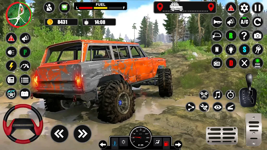 SUV OffRoad Jeep Driving Games Screenshot3