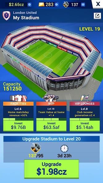 Idle Eleven - Soccer tycoon Mod Screenshot3