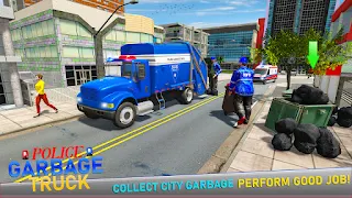 Police Garbage Truck Game 3D Screenshot3