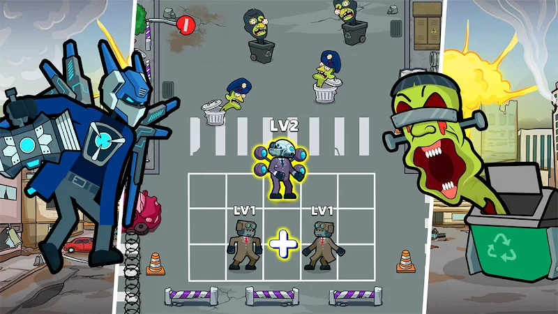 Merge War: Monster vs Cyberman Screenshot3