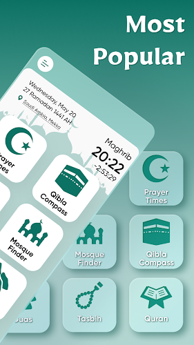 Jadwal sholat - Adzan, Kiblat Screenshot2