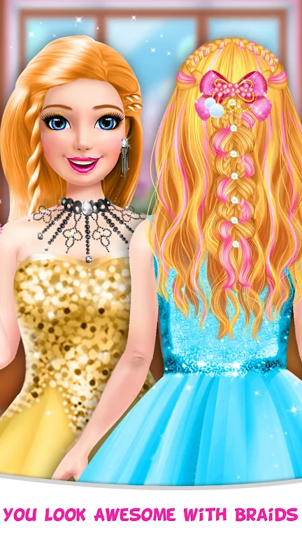 Braided Hair Salon MakeUp Game Screenshot1