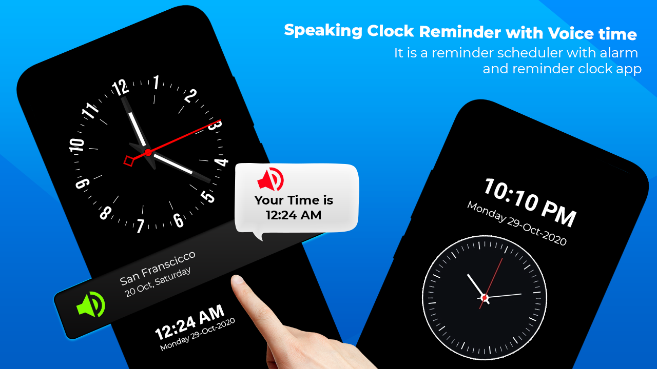 Speaking Clock - Talking Clock Screenshot2