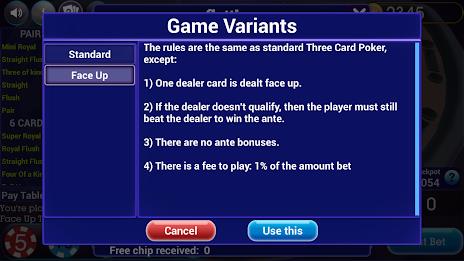 Three Card Poker Texas Holdem Screenshot10