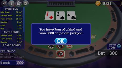 Three Card Poker Texas Holdem Screenshot7