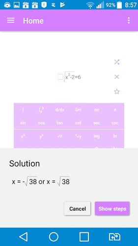 Math Solver Screenshot2