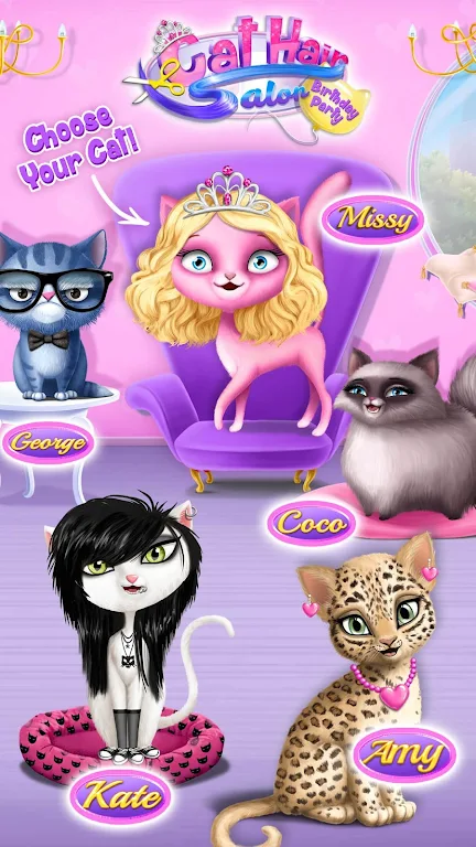 Cat Hair Salon Birthday Party Screenshot3