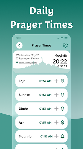 Jadwal sholat - Adzan, Kiblat Screenshot1